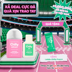 Combo dung dịch vệ Chilly Deli 200ml + Gel 50ml chăm sóc dịu êm, thơm mát cả ngày
