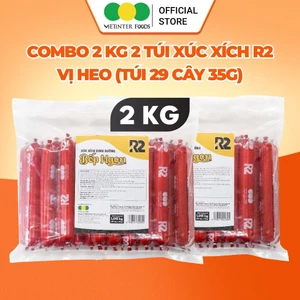 Combo 58 Cây Xúc Xích Dinh Dưỡng Tiệt Trùng R2 Vietinter Foods (Cây 35g)