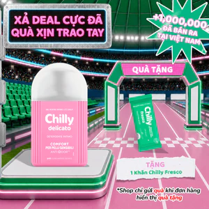 Dung dịch vệ sinh phụ nữ Chilly Delicato 200ml thơm dịu dành cho da nhạy cảm
