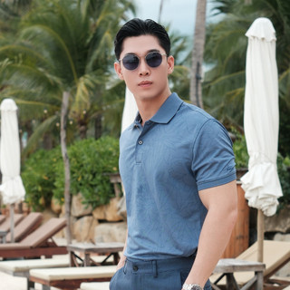 [T7_SALE 20%_HT] Áo Polo Nam Thiết Kế Hoạ Tiết 1APCH675XAH Biluxury Form SlimFit Cao Cấp Kháng Khuẩn Bền Màu