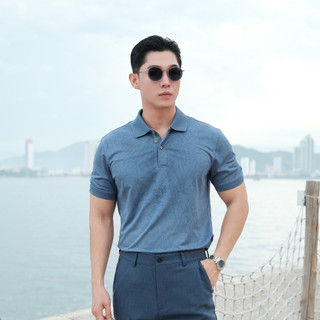 [T7_SALE 20%_HT] Áo Polo Nam Thiết Kế Hoạ Tiết 1APCH675XAH Biluxury Form SlimFit Cao Cấp Kháng Khuẩn Bền Màu