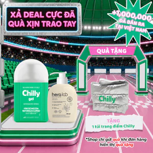 Combo dung dịch vệ sinh Chilly Gel 200ml + Nước Giặt Đồ Lót HeraLab 300ml mát lạnh tươi mới, dễ chịu cả ngày