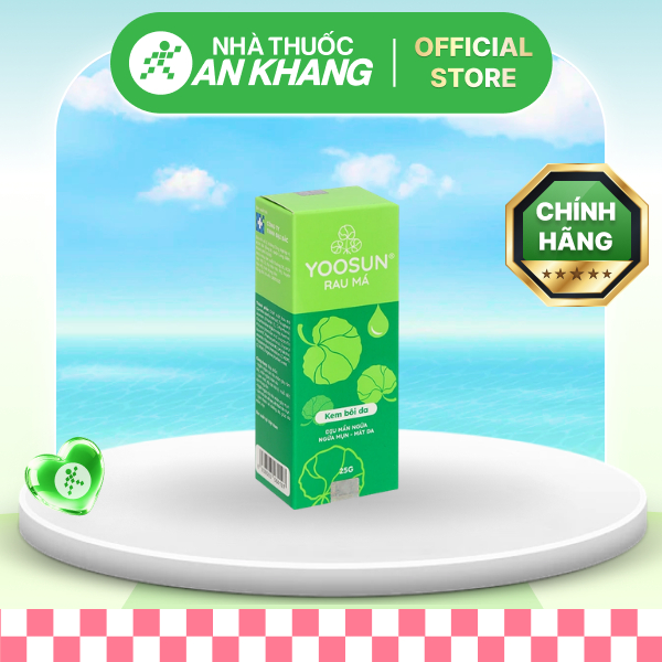 Kem Yoosun rau má dịu mẩn ngứa, ngừa mụn, mát da 25g [Nhà Thuốc An Khang - Chính Hãng 100%]