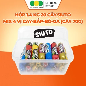 Hộp 20 Cây Xúc Xích Dinh Dưỡng Siuto S2 Vietinter Foods (Cây 85g)