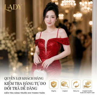Dạ hội kim sa maxi dáng dài trung niên rối bẹt vai lưới ngực sang trọng, dự tiệc, sinh nhật[damvaythietke] M080