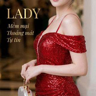 Dạ hội kim sa maxi dáng dài trung niên rối bẹt vai lưới ngực sang trọng, dự tiệc, sinh nhật[damvaythietke] M080