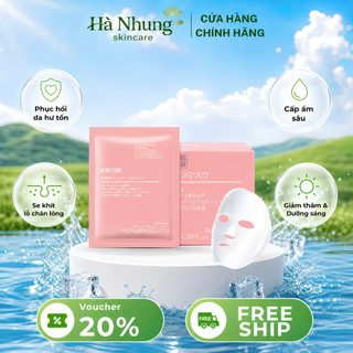 Mặt Nạ Nhau Thai Cừu Rwine Giúp Da Sáng Mịn, Cấp Ẩm Phục Hồi, Dưỡng Da Trắng Sáng Nhật Bản 40ml