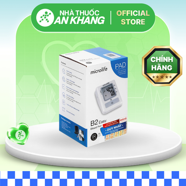 Máy đo huyết áp bắp tay Microlife B2 Easy [Nhà Thuốc An Khang - Chính Hãng 100%]