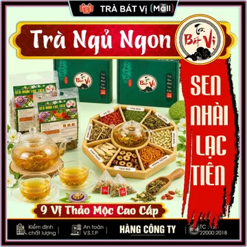[Trà Ngủ Ngon] - Chữa Lành, An Thần, Giúp Ngủ Ngon Sâu Giấc, Hỗ Trợ Thanh Nhiệt Giải Độc Gan, Mát Gan Giảm Mụn Nhọt.