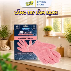 Găng Tay Phủi Bụi Minky Mcloth Dusting Glove– Sợi Microfiber Kháng Khuẩn