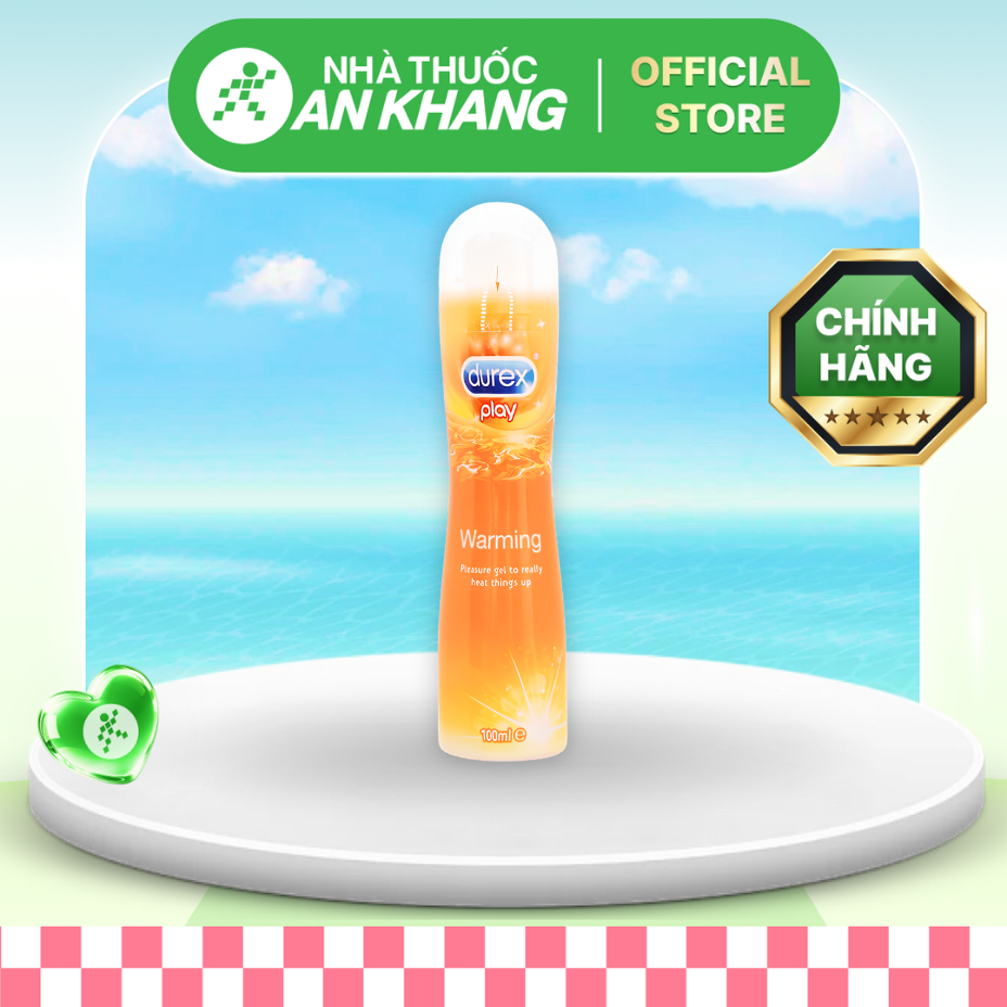 Gel bôi trơn Durex Play Warming tạo cảm giác ấm áp chai 100ml [Nhà Thuốc An Khang - Chính Hãng 100%]