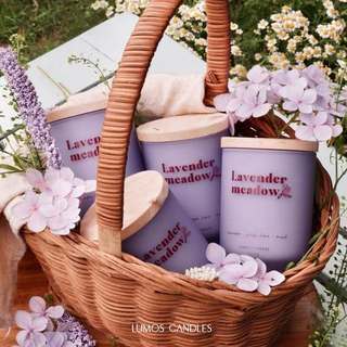 Nến Thơm Quà Tặng Cao Cấp Hương LAVENDER Dễ Chịu [Kèm Túi Thiệp] An Toàn Lành TÍnh