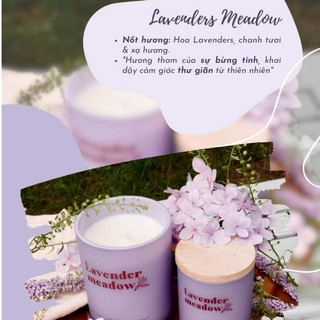Nến Thơm Quà Tặng Cao Cấp Hương LAVENDER dễ chịu [Kèm Túi Thiệp] Cho Phòng Vừa Và Nhỏ