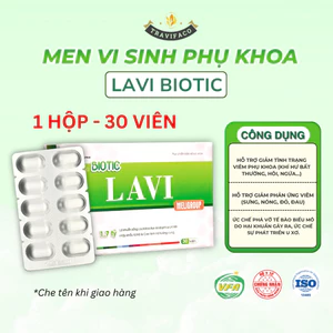 1 Hộp Men Vi Sinh Phụ Khoa Lavi Biotic