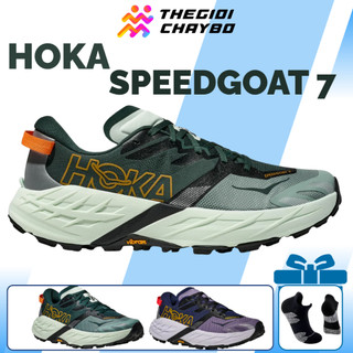 Giày Chạy Trail Hoka Speedgoat 7 Wide Nam/Nữ – Đế Vibram Megagrip Bám Địa Hình, Đệm SCF EVA Êm