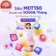SIM DATA 4G trọn gói 1 năm không nạp tiền mdt150 MDT350 BIGY50 mdt250A hd70 na90 pt90 mxh80 mxh90 v90b vd149 mxh120