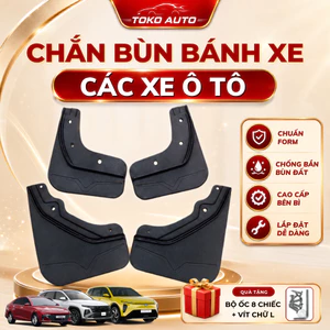 Chắn Bùn Ô TÔ Nhựa Dẻo - Chuẩn Form Xe - Chống Bám Bùn - Bảo Vệ Thân Xe