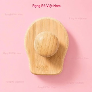 Lược Gội Đầu Tay Cầm Gỗ Sồi Loại 1 Massage Đầu Giảm Gàu Giúp Kích Thích Mọc Tóc Hiệu Quả - Lược Gội Đầu Silicon Loại 1