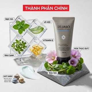 D17 Sữa rửa mặt cho nam giới Skincare For Men Multi-Action Foam Cleanser - Dr IASO