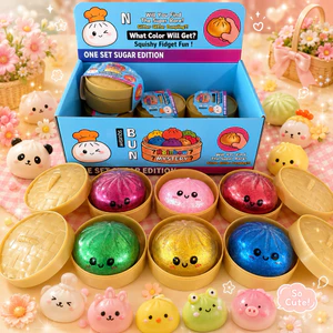 Bánh Bao Squishy Siêu Mềm – Đồ Chơi Bóp Xả Stress Cực Đã-Quà Tặng Dễ Thương Hot Trend