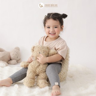 M&B (6M-6Y) Quần legging bé gái chất cotton mềm thoải mái, co giãn tốt khi hoạt động, thấm hút tốt