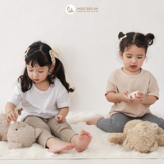 M&B (6M-6Y) Quần legging bé gái chất cotton mềm thoải mái, co giãn tốt khi hoạt động, thấm hút tốt