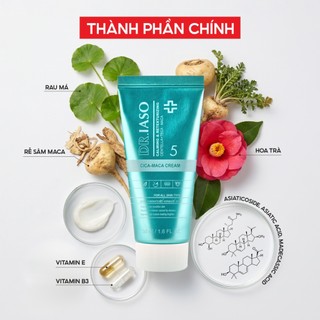 D34 Kem dưỡng ẩm giúp làm dịu da và mịn da cho da nhạy cảm Cica-Maca Cream - Dr IASO
