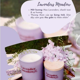 Nến Thơm Quà Tặng Cao Cấp Hương LAVENDER Dễ Chịu [Kèm Túi Thiệp] An Toàn Lành TÍnh
