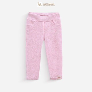 M&B (6M-6Y) Quần legging bé gái chất cotton mềm thoải mái, co giãn tốt khi hoạt động, thấm hút tốt
