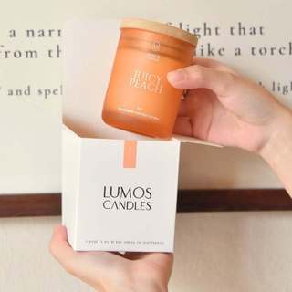 Nến Thơm Juicy Peach Quà Tặng Cao Cấp Hương ĐÀO Mùi Quả Ngọt [Kèm Túi Thiệp] Cho Phòng Vừa Và Nhỏ