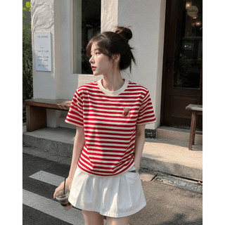 Áo Thun Nam Nữ Basic Striped NEWJUNSD, Form Regular T-shirt, Chất Liệu Co Giãn 4 chiều