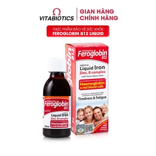 Thực Phẩm Bảo Vệ Sức Khỏe FEROGLOBIN B12 Liquid Hỗ Trợ Tăng Khả Năng Tạo Máu 200ml Vitabiotics