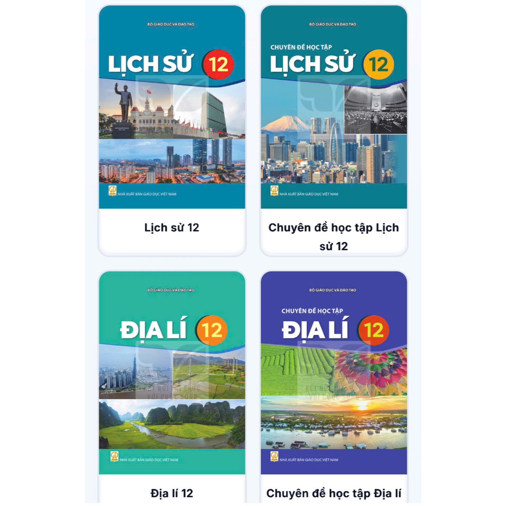 Sách - Sách Giáo Khoa, Sách Bài Tập Lớp 12 (Bán lẻ cuốn) - Chương Trình Kết Nối Tri Thức Với Cuộc Sống