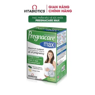 Thực Phẩm Bảo Vệ Sức Khoẻ PREGNACARE MAX Hỗ Trợ Bổ Sung Vitamin,Khoáng Chất Cho Phụ Nữ Mang Thai &Cho Con Bú Vitabiotics