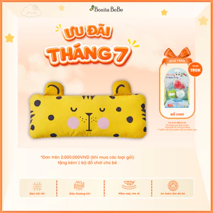Gối Ôm Wide Hình Thú BonitaBeBe Cho Bé, Mềm Mại, Dễ Thương - Nhập Khẩu Chính Hãng HQ