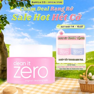 [Renewal] Sáp tẩy trang Banila Co C​l​e​a​n It Z​e​r​o C​l​e​a​n​s​i​n​g B​a​l​m O​r​i​g​i​n​a​l 100/180ML mọi loại da