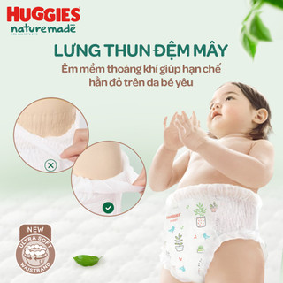 Combo 4 Tã/Bỉm dán sơ sinh Huggies Platinum NatureMade Gói Jumbo NB60/S82/M64/L54