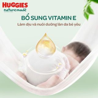 Combo 4 Tã/Bỉm dán sơ sinh Huggies Platinum NatureMade Gói Jumbo NB60/S82/M64/L54