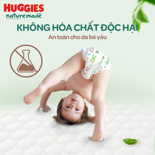 Combo 4 Tã/Bỉm dán sơ sinh Huggies Platinum NatureMade Gói Jumbo NB60/S82/M64/L54