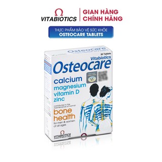 Thực Phẩm Bảo Vệ Sức Khỏe OSTEOCARE Tablets Hỗ Trợ Xương Chắc Khỏe Hộp 30 Viên Vitabiotics