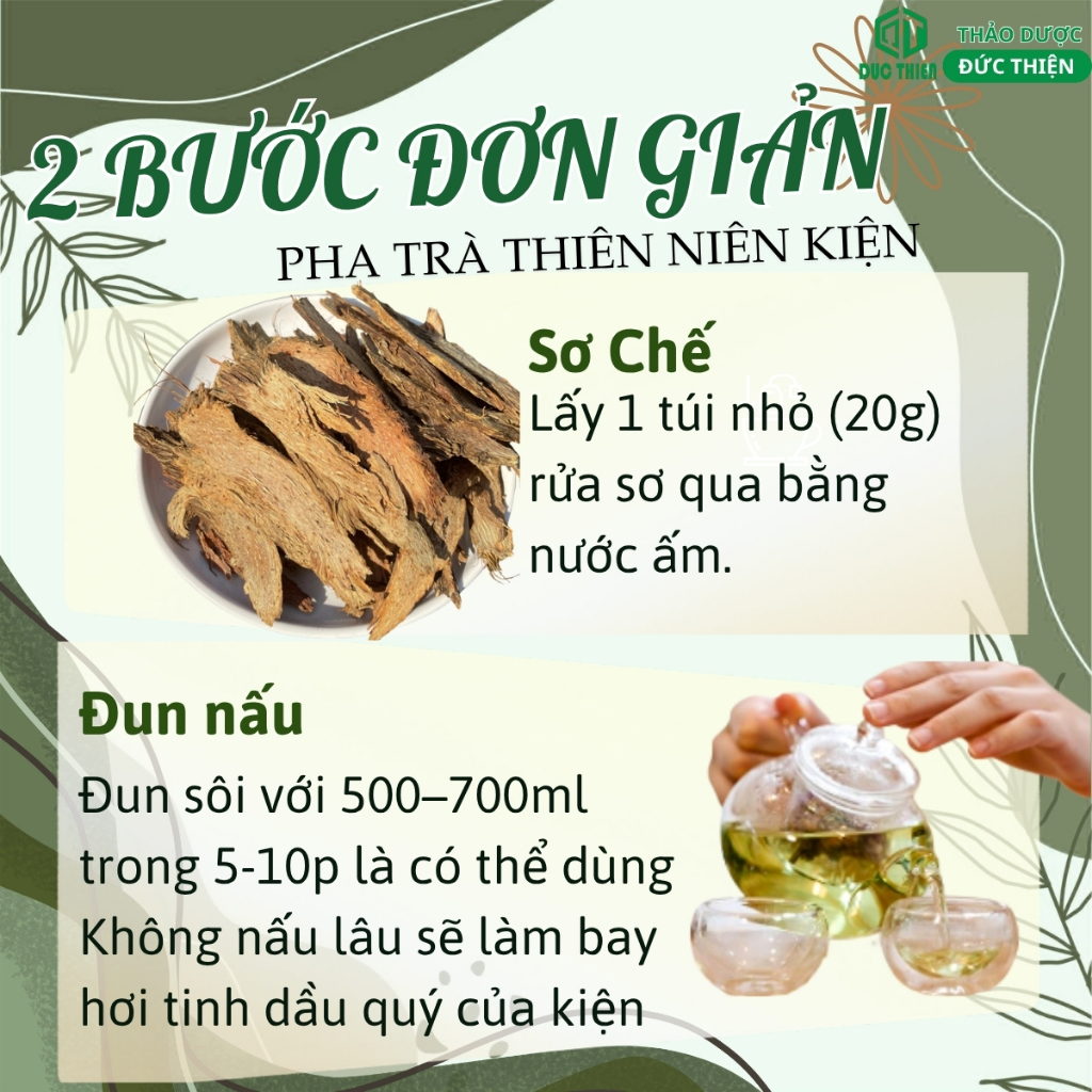 Thiên Niên Kiện Đức Thiện - Liệu Trình 14 Ngày - Hỗ Trợ Xương Kh.ớ.p  (100% Tự Nhiên)