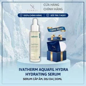 Serum Cấp Ẩm Ivatherm Aquafil Hydra Hydrating Dịu Da Phục Hồi Hàng Rào Bảo Vệ 30ml Hàng Công Ty
