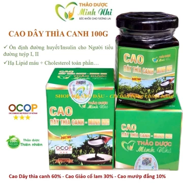 Cao dây thìa canh Cao giảo cổ lam Cao mướp đắng (lọ 100g) của Thảo dược Minh Nhi