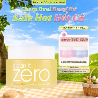 [Renewal] Sáp tẩy trang Banila Co C​l​e​a​n i​t Z​e​r​o C​l​e​a​n​s​i​n​g B​a​l​m N​o​u​r​i​s​h​i​n​g 100ML cho da khô