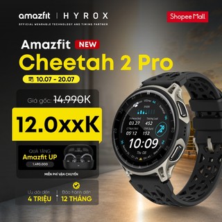 Đồng hồ thông minh Amazfit Cheetah 2 Pro | 1.32 inch - Track Run - Hàng chính hãng - Bảo hành 12 tháng