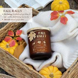 Nến Thơm Quà Tặng Cao Cấp FALL RALLY Hương Gỗ Ấm Áp Sang Trọng [Kèm Túi Thiệp] Cho Phòng Vừa Và Nhỏ