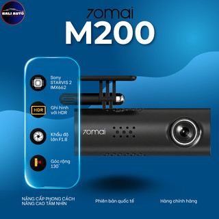 Camera 70mai M200 ghi hình 1080P có HDR,cảm biến ảnh Sony STARVIS2 cao cấp độ nhạy sáng cao