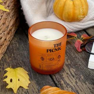 Nến Thơm Quà Tặng Cao Cấp The Picnic Hương Trái Cây Mùa Hè [Kèm Túi Thiệp] Cho Phòng Vừa Và Nhỏ