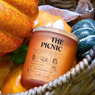 Nến Thơm Quà Tặng Cao Cấp The Picnic Hương Trái Cây Mùa Hè [Kèm Túi Thiệp] Cho Phòng Vừa Và Nhỏ