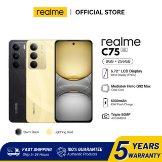 Realme C75 8GB + 256GB | Pin 6000mAh Siêu Khủng | Chống Nước | Chống Sốc | AI Thông Minh